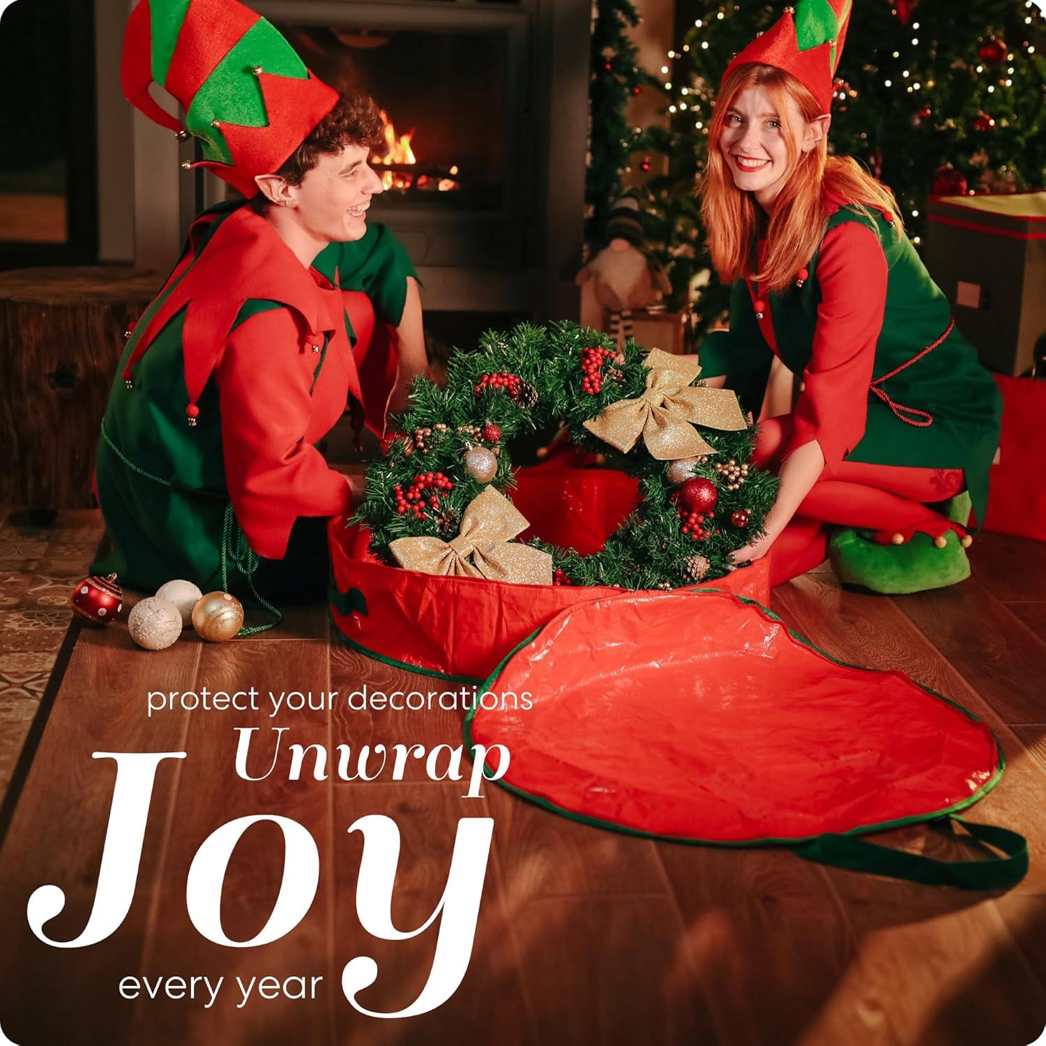 Bolsa de Almacenamiento para Corona de Navidad Handy Laundry 76.2 cm