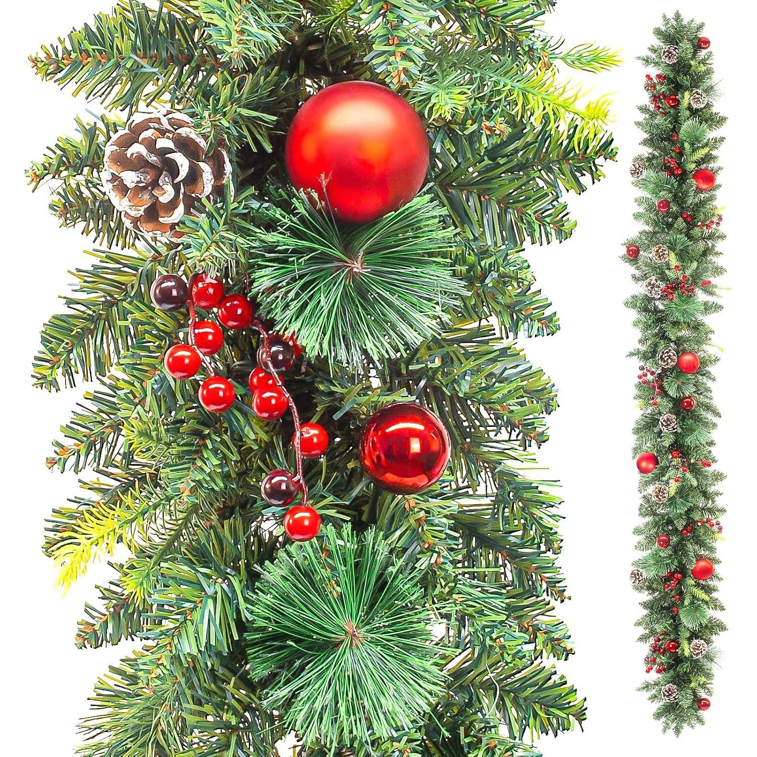 Guirnalda de Navidad Preiluminada LAVEVE 2.74M 100 Luces LED