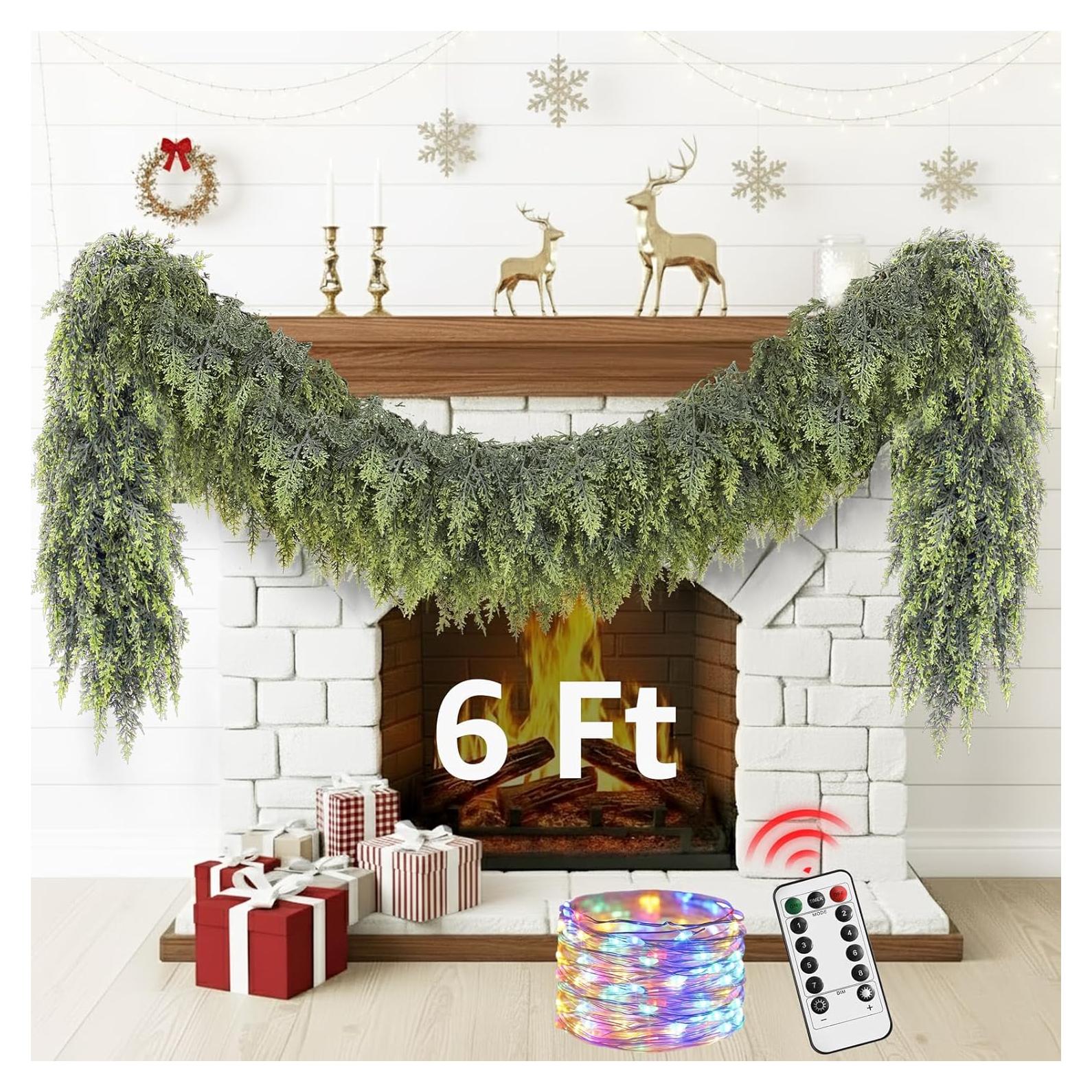 Guirnalda de Navidad NUTIKAS 1.83 m con Luces Iluminadas