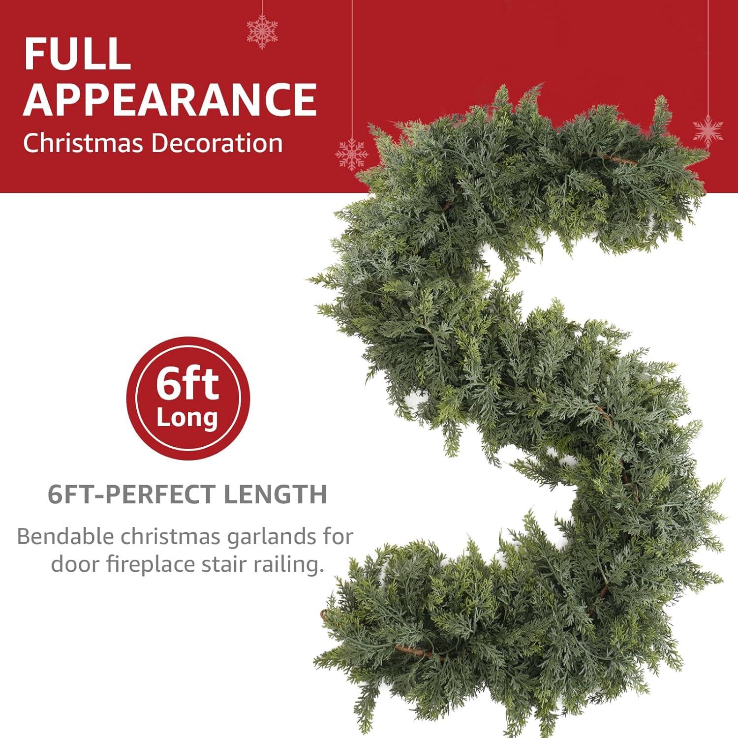 Guirnalda de Navidad NUTIKAS 1.83 m con Luces Iluminadas