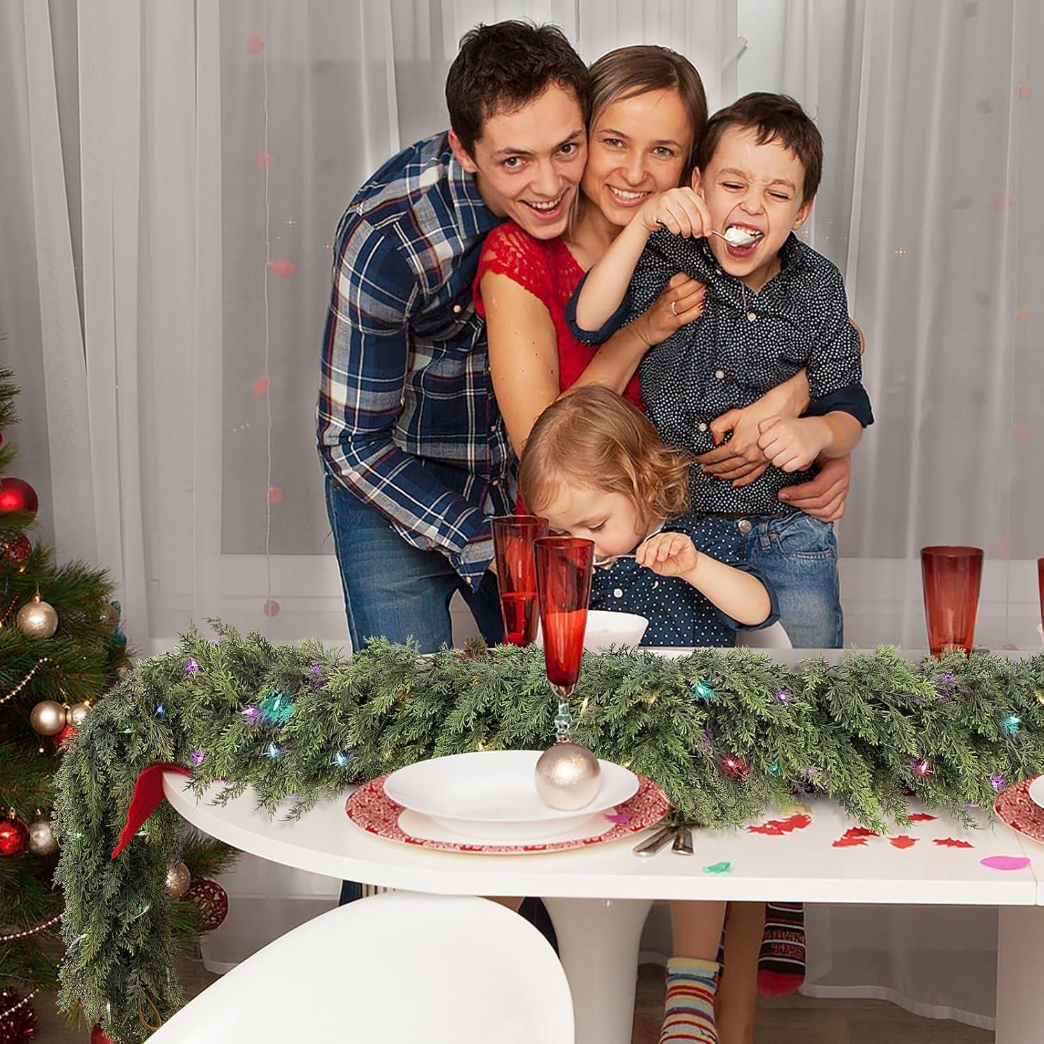 Guirnalda de Navidad NUTIKAS 1.83 m con Luces Iluminadas