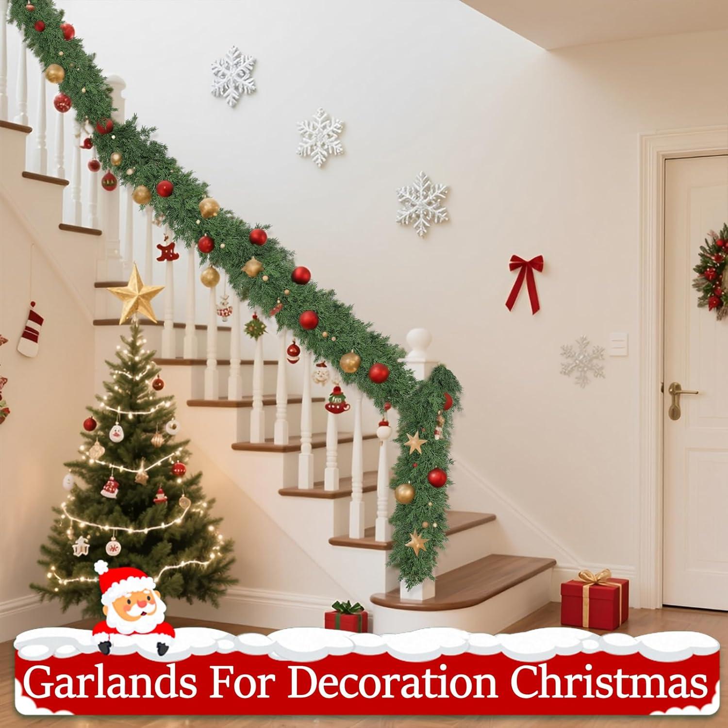 Guirnalda de Navidad RHTRJ 1.83 m Realista Verde con Caja