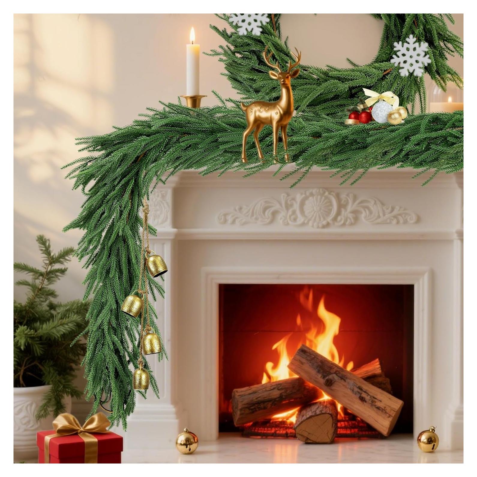 Guirnalda Artificial de Pino Norfolk MERIXMAS 2 Pcs 1.83m