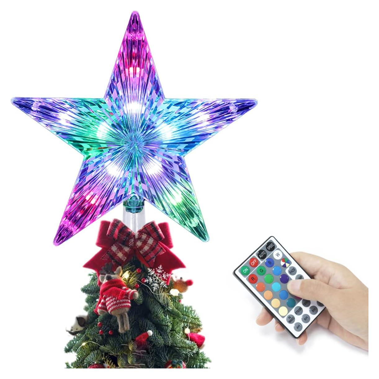Adorno Superior de Árbol de Navidad KBG Estrella LED 22.86 cm