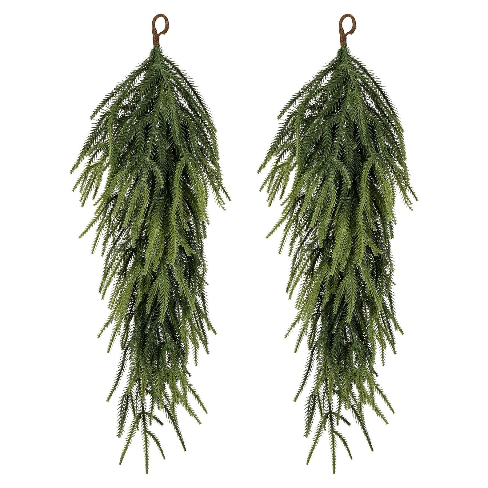 Guirnalda Navideña Artificial 76.2 cm 2 Pcs Norfolk PURPLE STAR