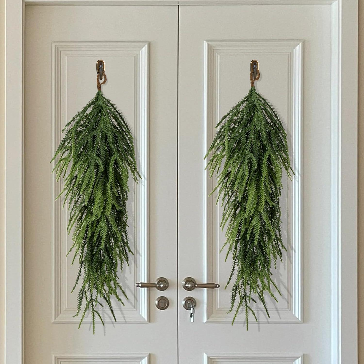 Guirnalda Navideña Artificial 76.2 cm 2 Pcs Norfolk PURPLE STAR