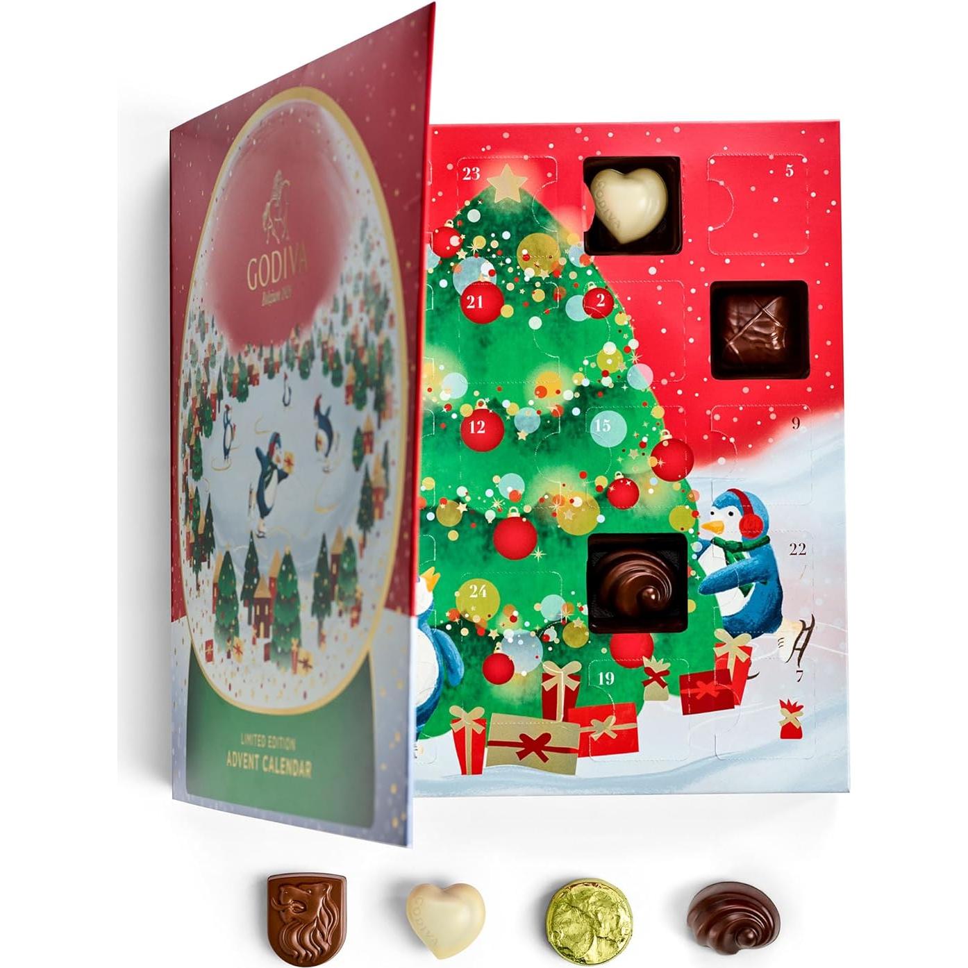 Calendario de Adviento Godiva 2025 - Chocolates Gourmet 24pc