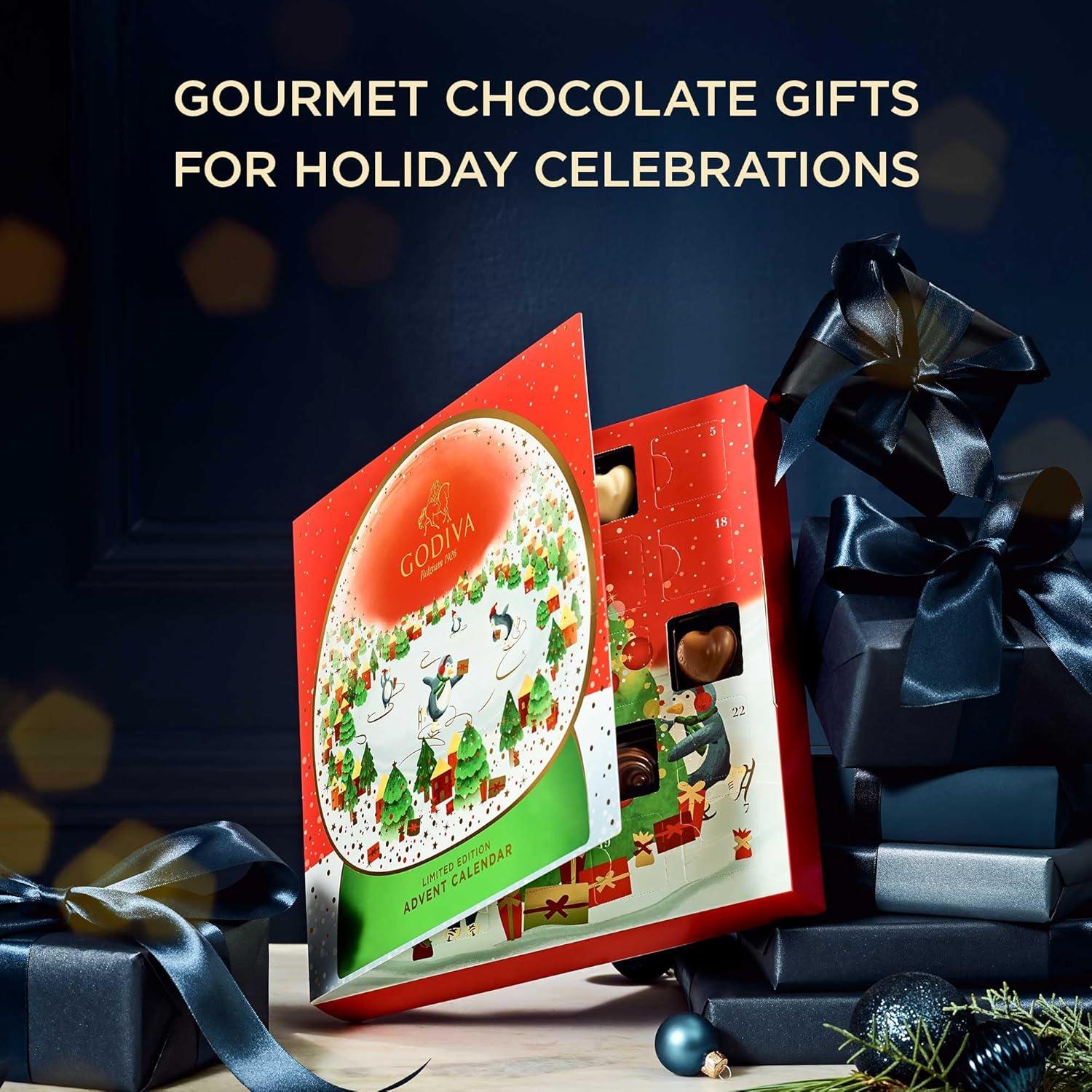 Calendario de Adviento Godiva 2025 - Chocolates Gourmet 24pc