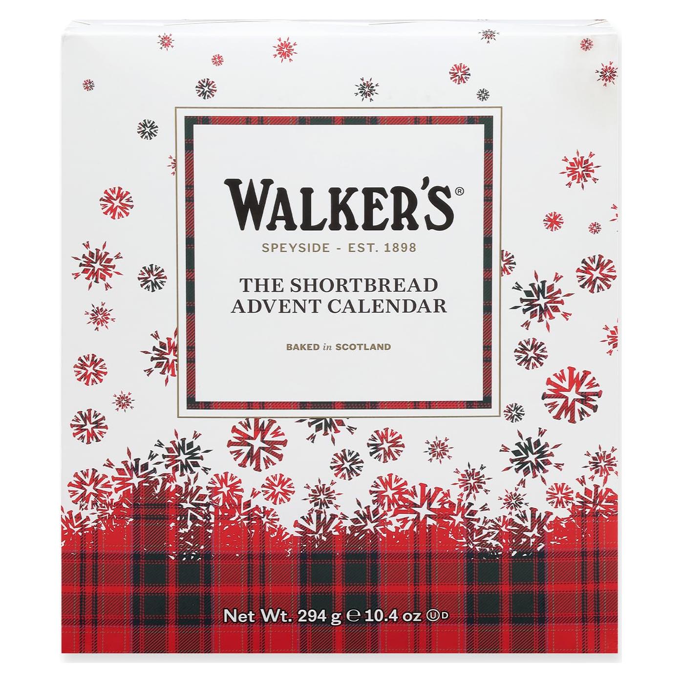 Calendario de Adviento 2025 Walker con Galletas de Mantequilla 295 g