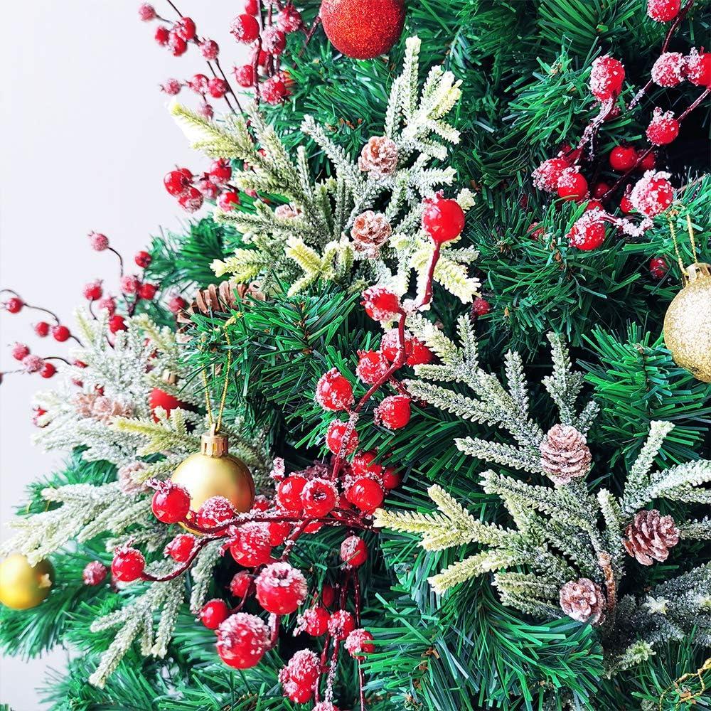 Paquete de 3 Ramas de Pino Ciprés Artificiales 35 cm Winlyn