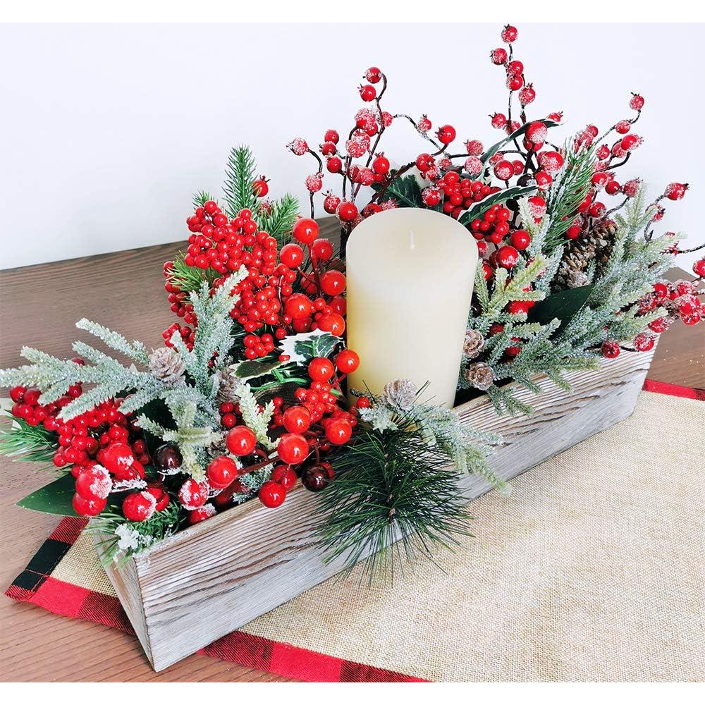 Paquete de 3 Ramas de Pino Ciprés Artificiales 35 cm Winlyn