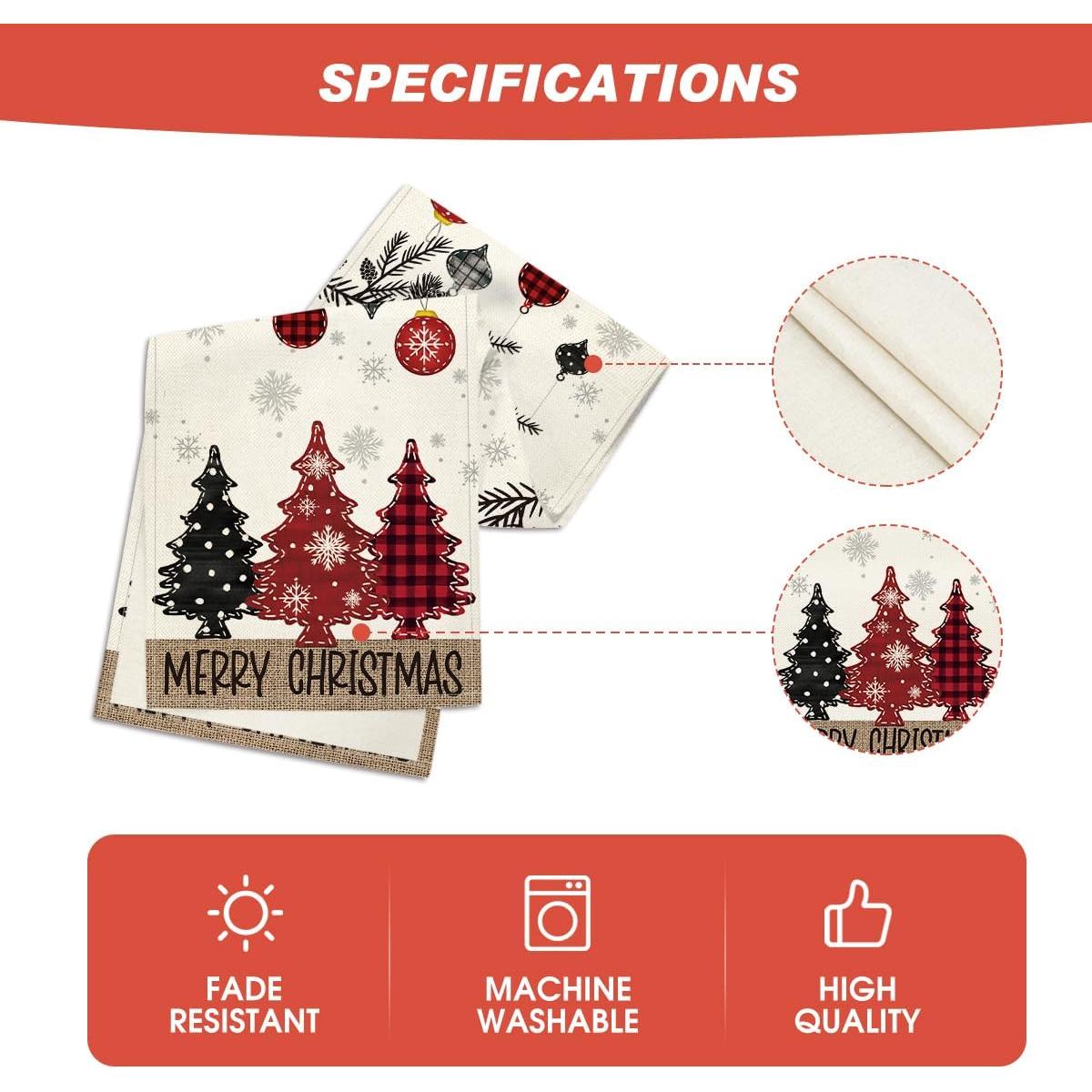 Corredor de Mesa Artoid Mode 33x183 cm Rojo Navidad