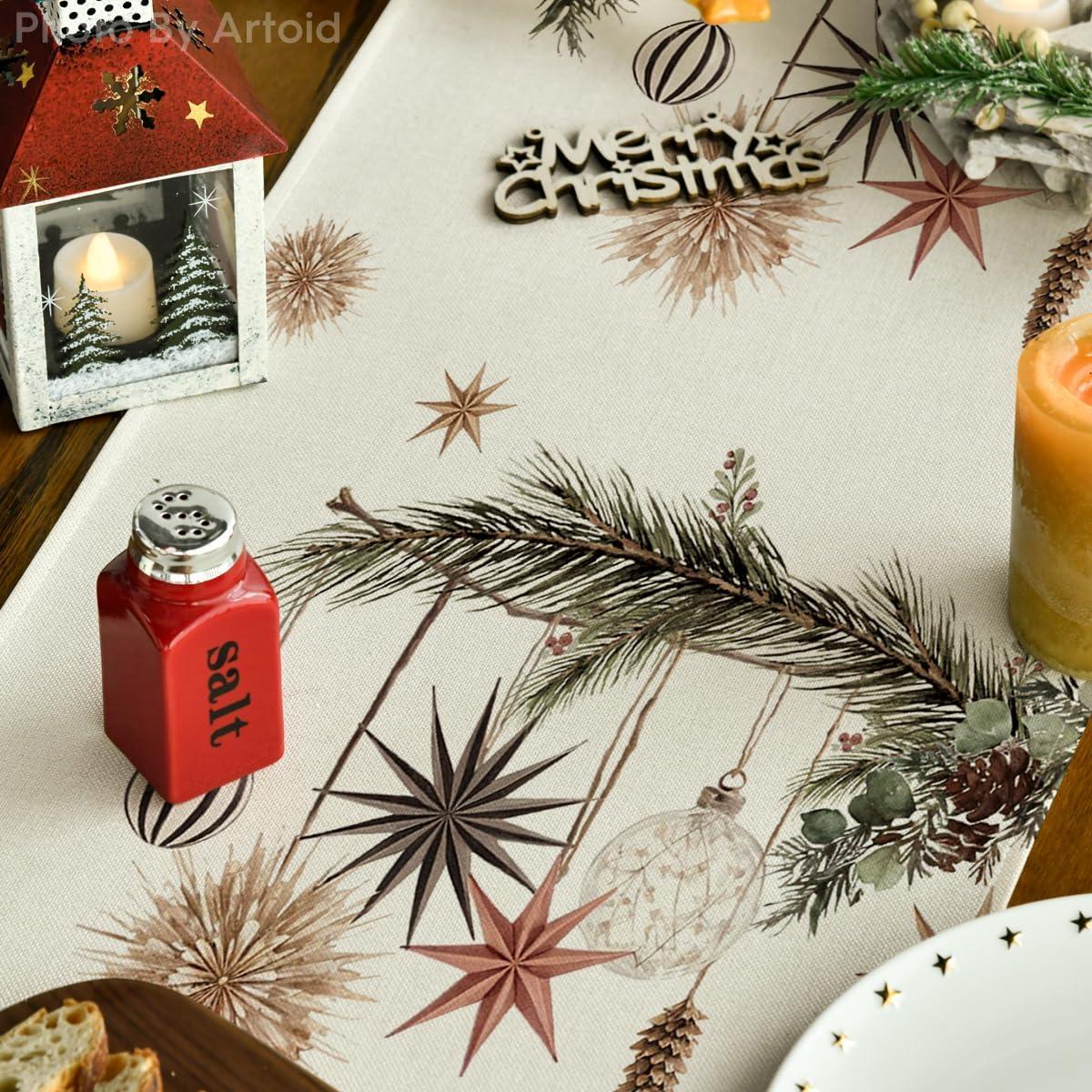 Corredor de Mesa Artoid Mode 33x183 cm Navidad Acebo