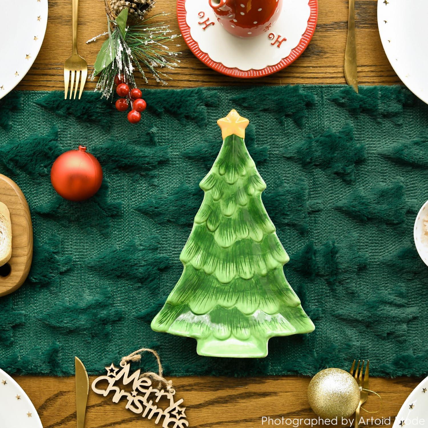 Corredor de Mesa Artoid Mode Verde 33x183 cm Poliester