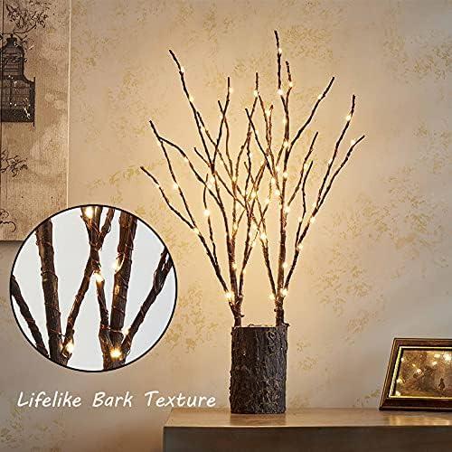 Ramas de Sauce LED Hairui 45CM 70 Luces Cálidas Decoración