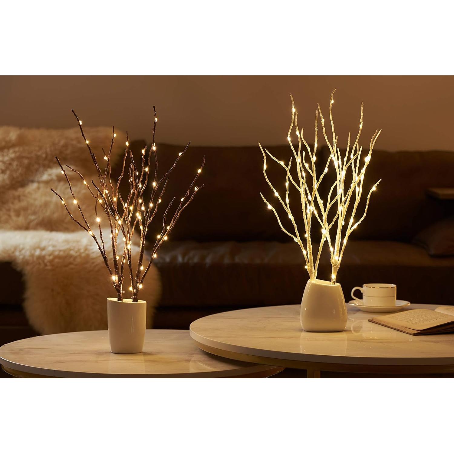 Ramas de Sauce LED Hairui 45CM 70 Luces Cálidas Decoración