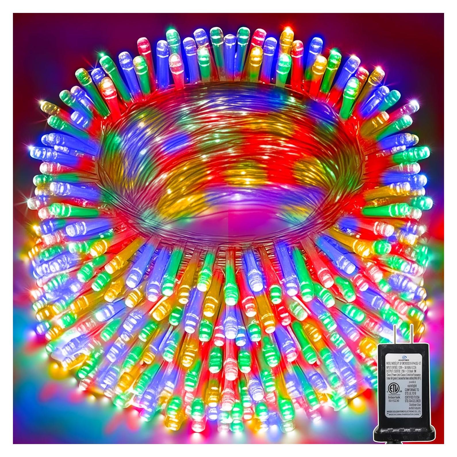 Luces de Navidad 1000 LED Multicolor 100m Impermeables