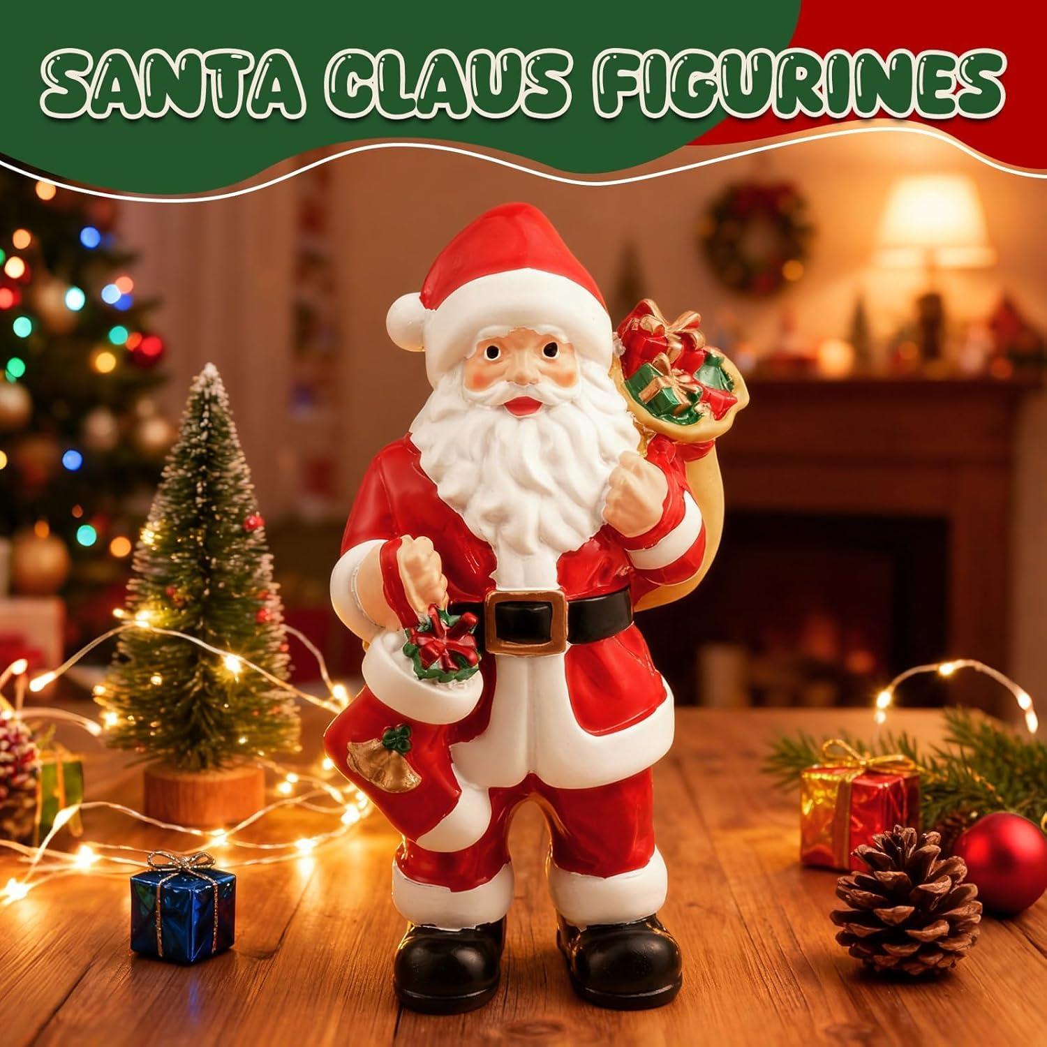 Figurita de Santa Claus Exasinine 14.73 cm Hecha a Mano Resina