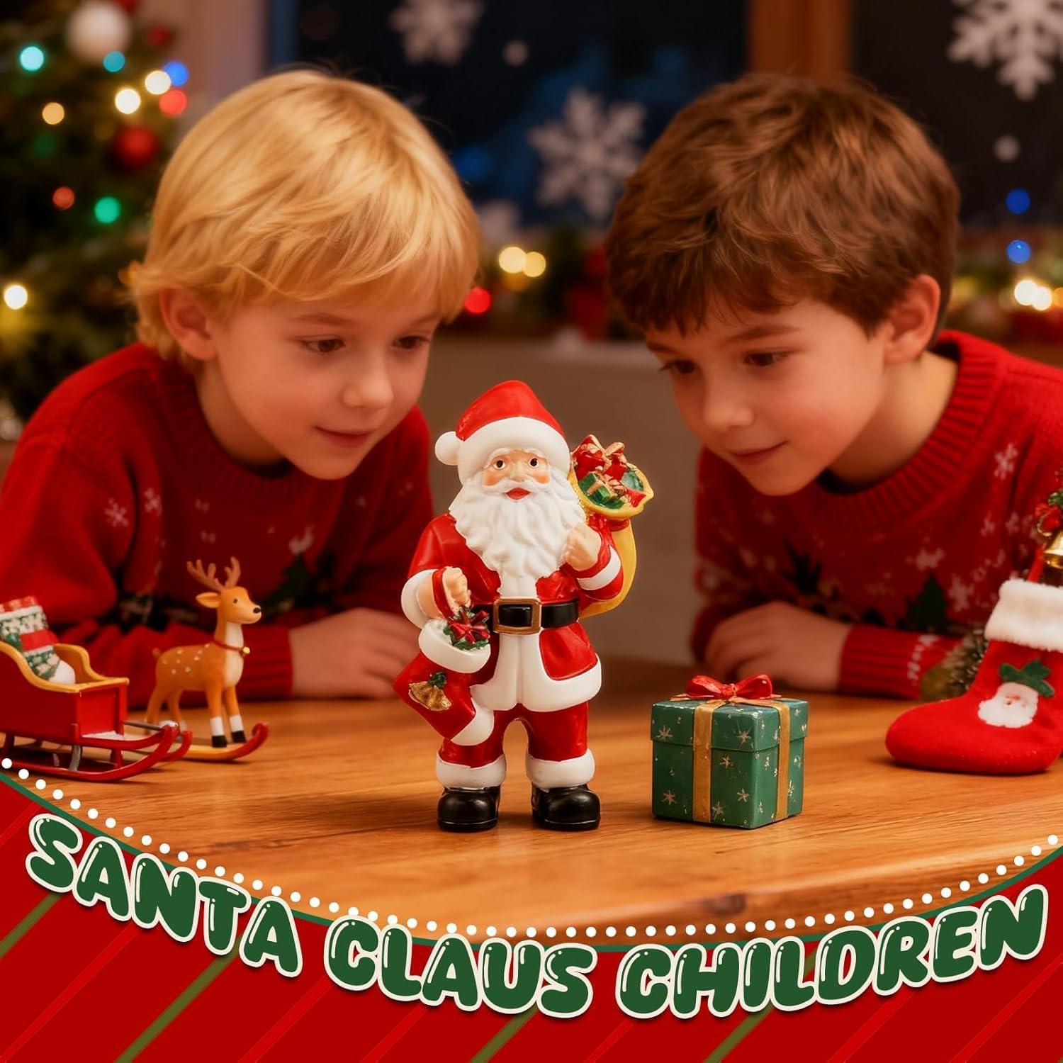 Figurita de Santa Claus Exasinine 14.73 cm Hecha a Mano Resina