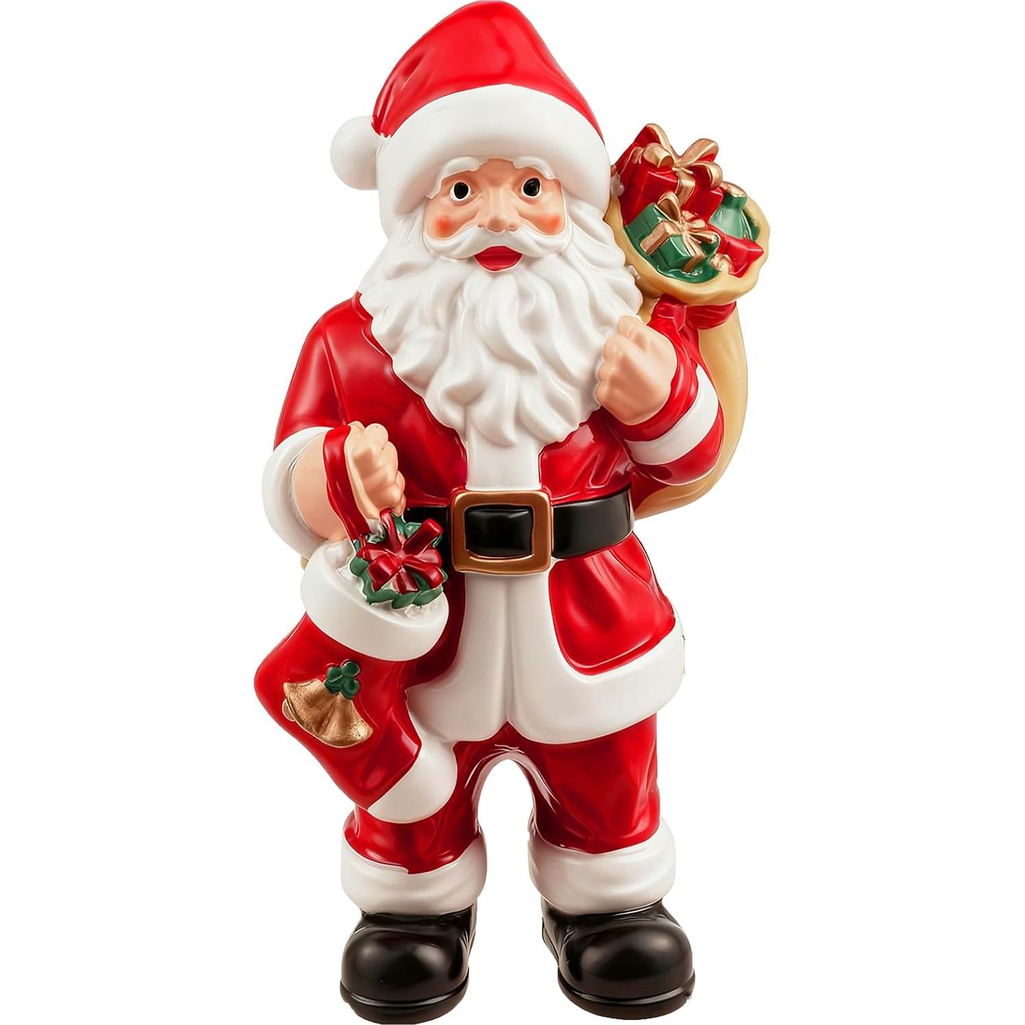 Figurita de Santa Claus Exasinine 14.73 cm Hecha a Mano Resina