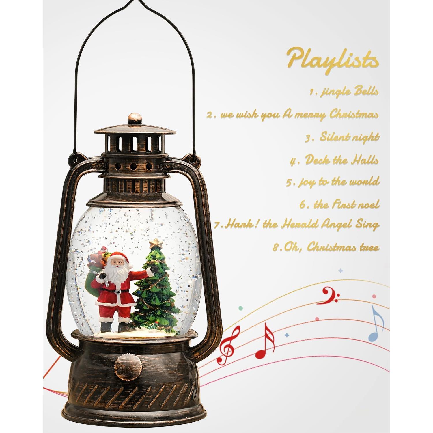 Globo de Nieve Musical EDDORUNNING con Temporizador 6H