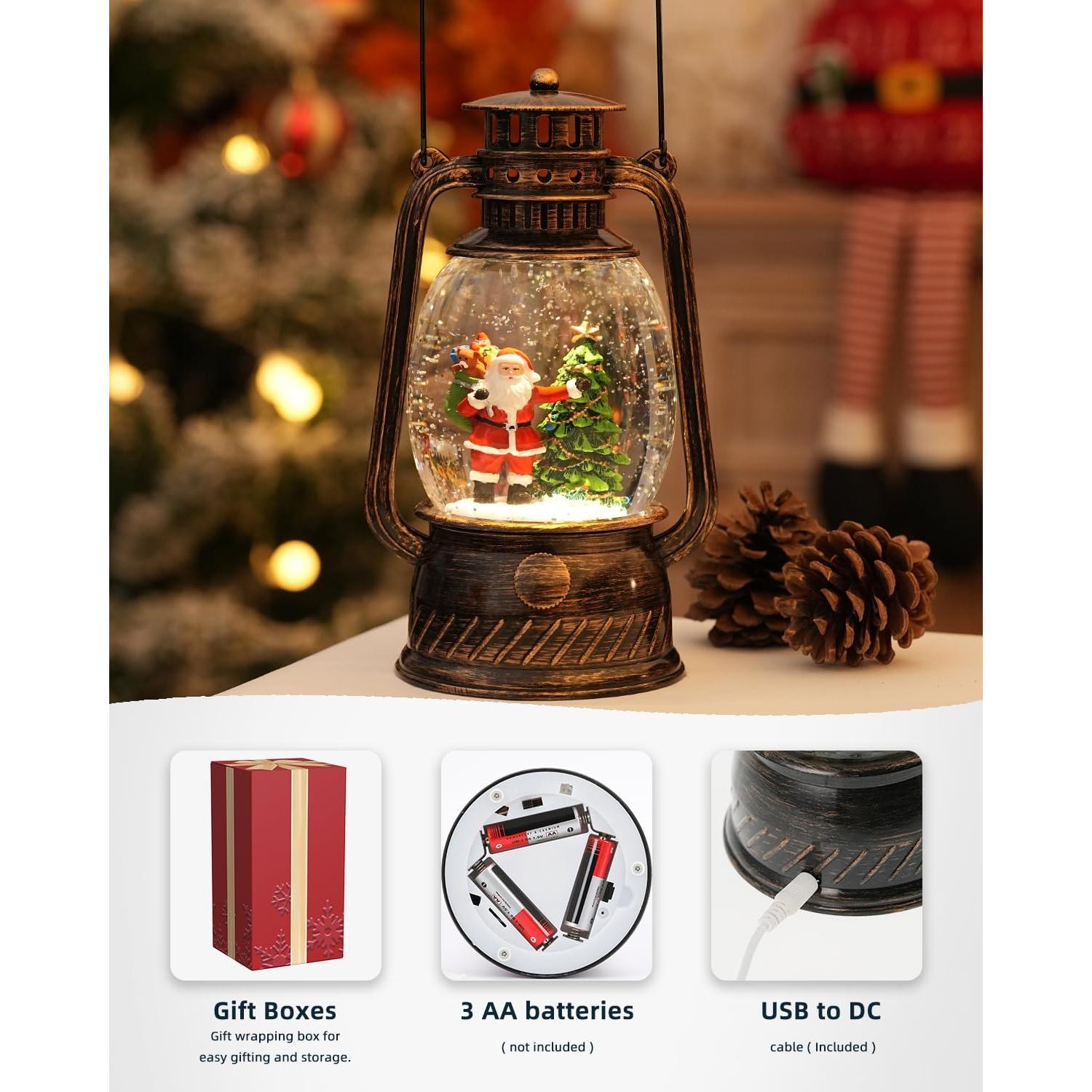 Globo de Nieve Musical EDDORUNNING con Temporizador 6H