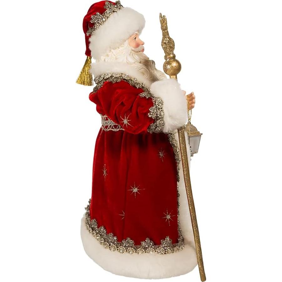 Pieza de Mesa Santa Regal Roja Kurt S. Adler 26.67 cm