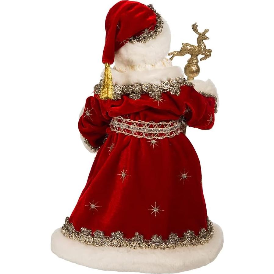 Pieza de Mesa Santa Regal Roja Kurt S. Adler 26.67 cm