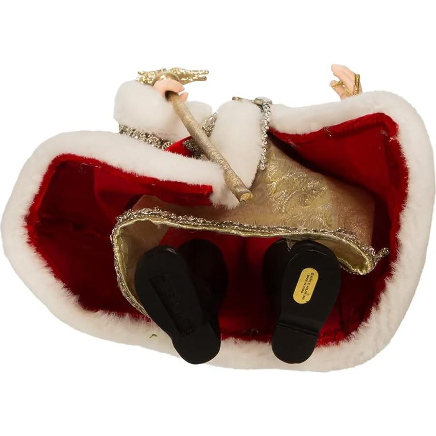 Pieza de Mesa Santa Regal Roja Kurt S. Adler 26.67 cm