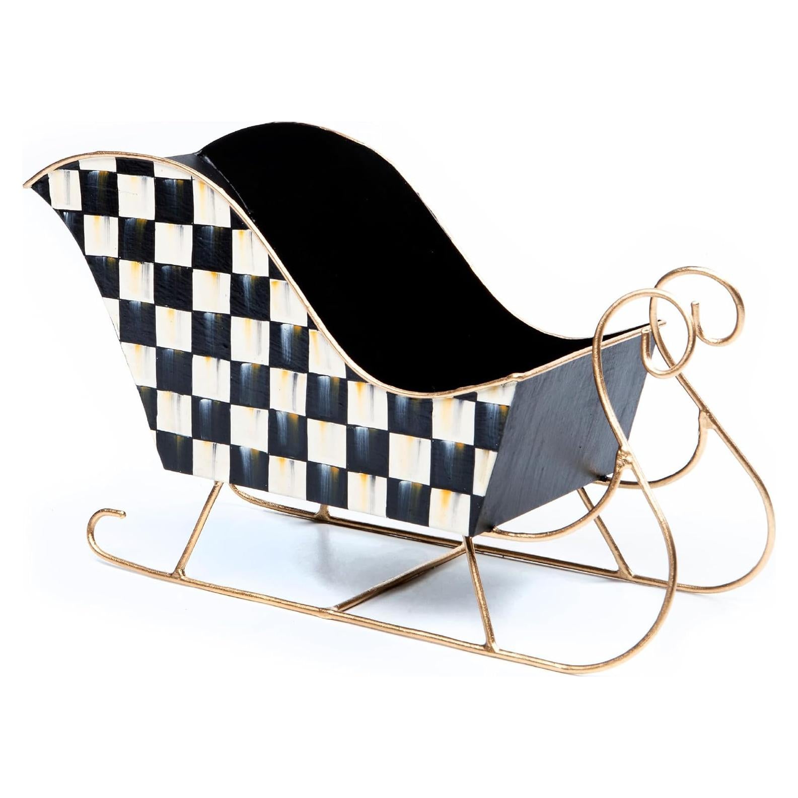 Trineo de Lata Courtly Check MacKenzie-Childs 15.24cm