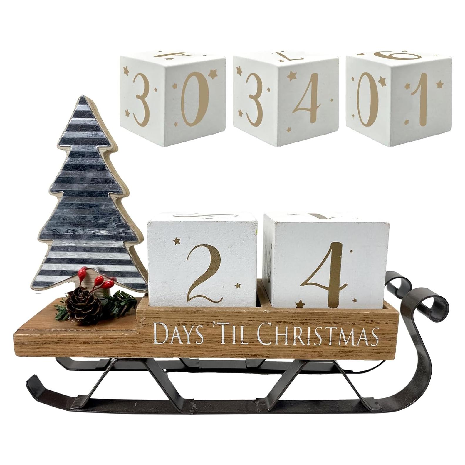 Calendario de Cuenta Regresiva Navidad HOMirable 20x14.5cm