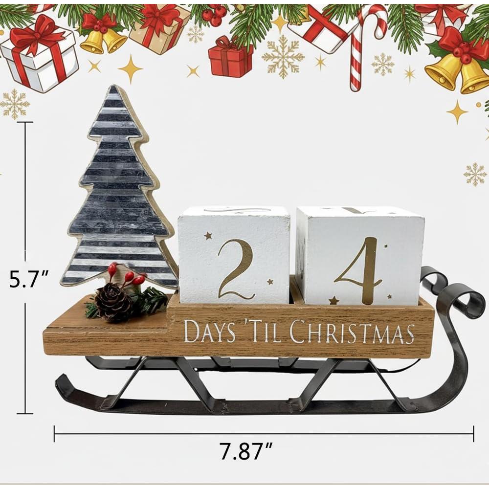 Calendario de Cuenta Regresiva Navidad HOMirable 20x14.5cm