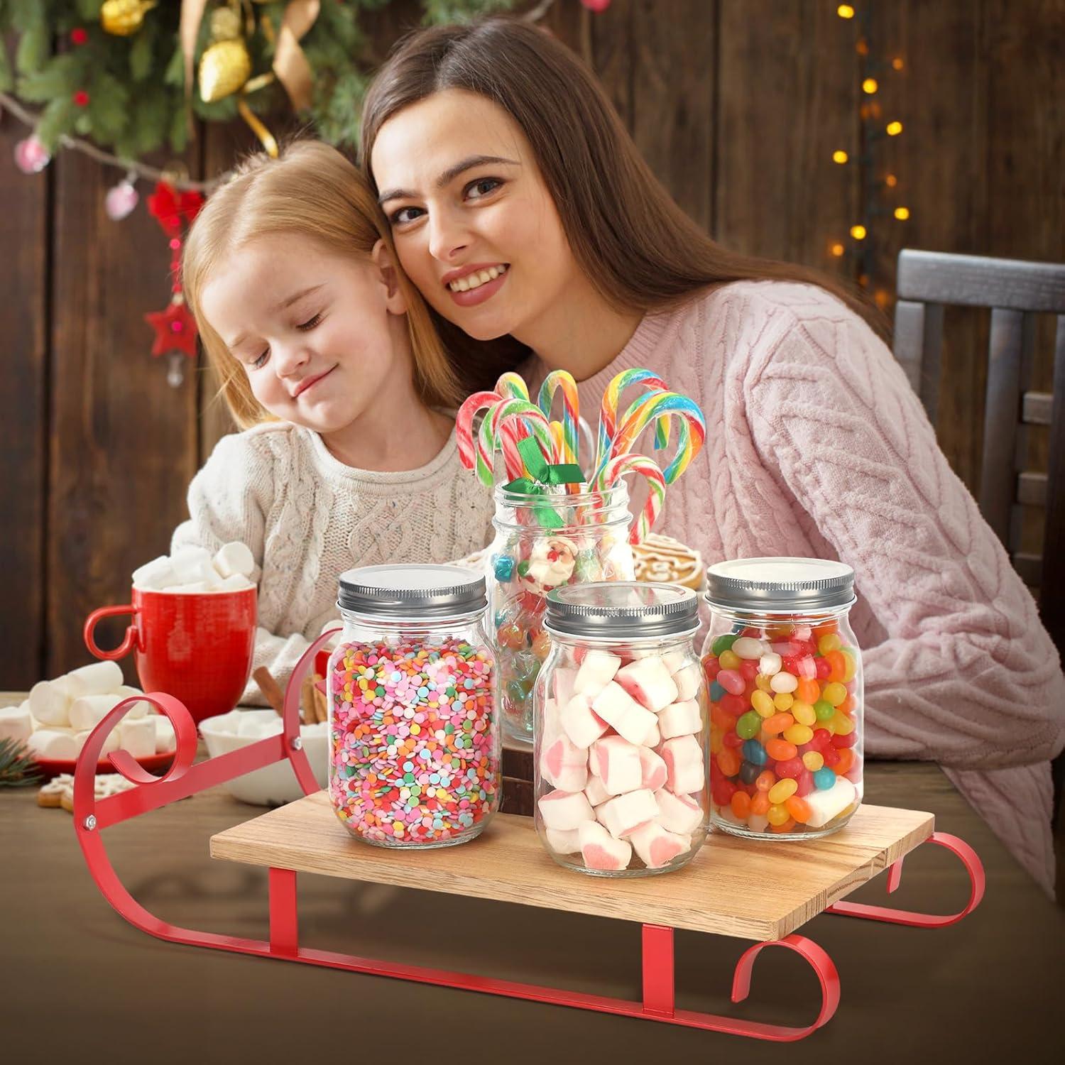 Bandeja Decorativa de Chocolate Caliente Sunnychicc Roja 42.5x23.5cm