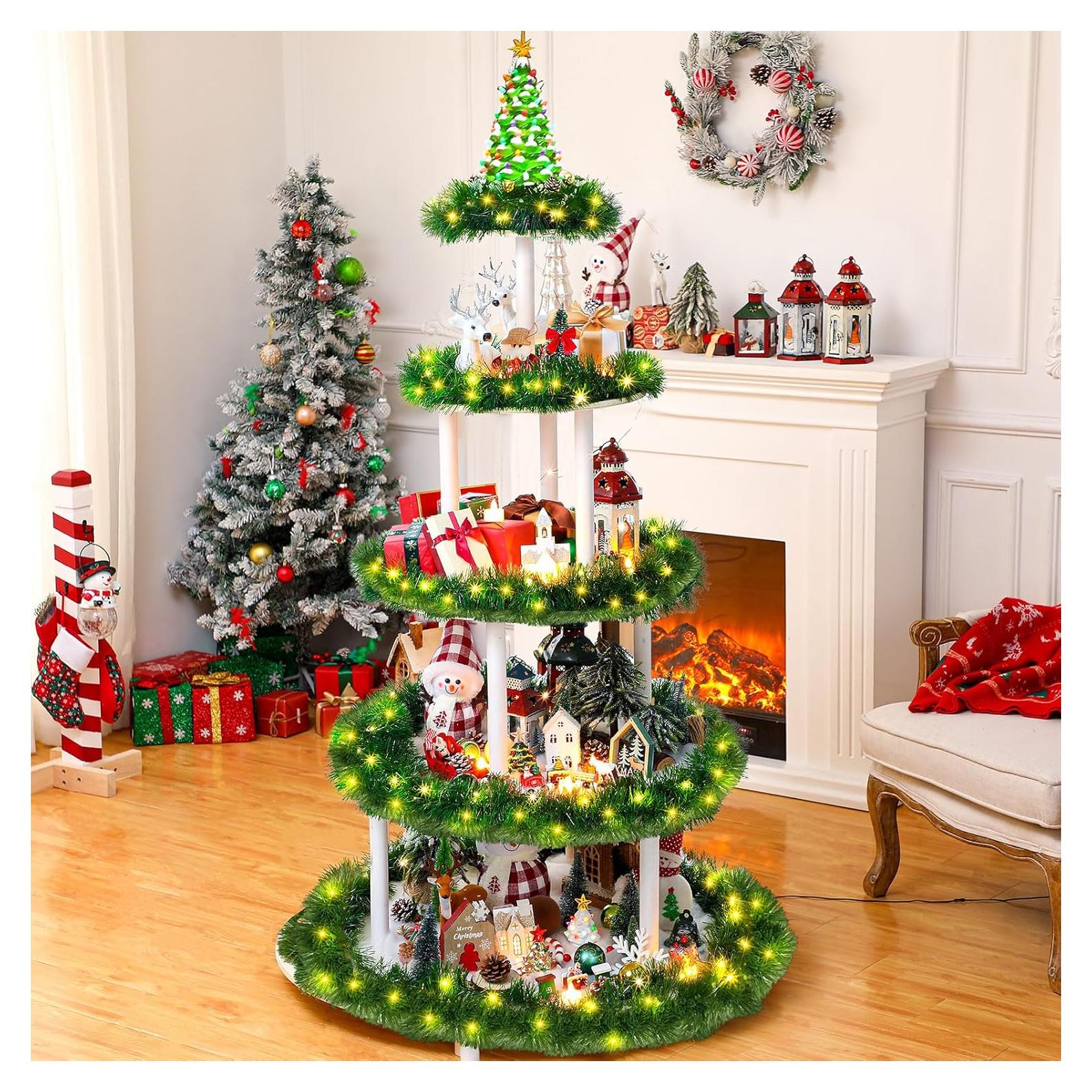 Soporte para Árbol de Navidad Barydat 5 Niveles 150 cm