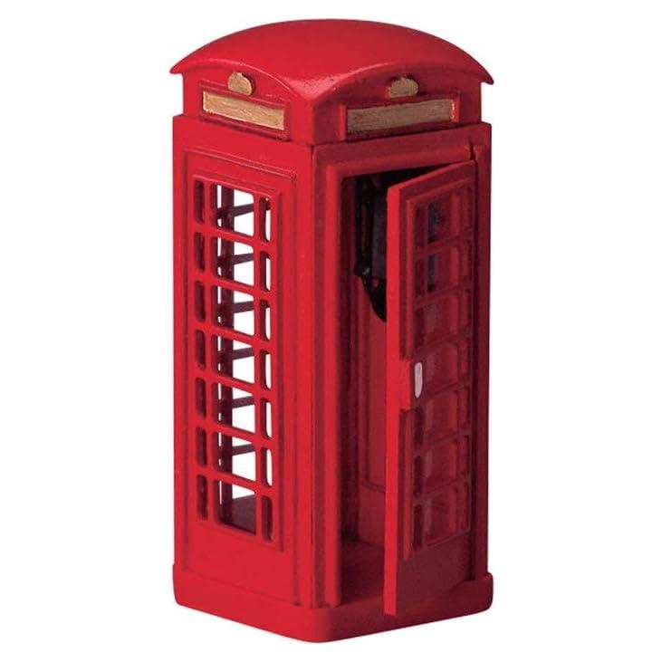 Cabina Telefónica Británica Lemax 44176 - Pueblo Navideño 7.62 cm