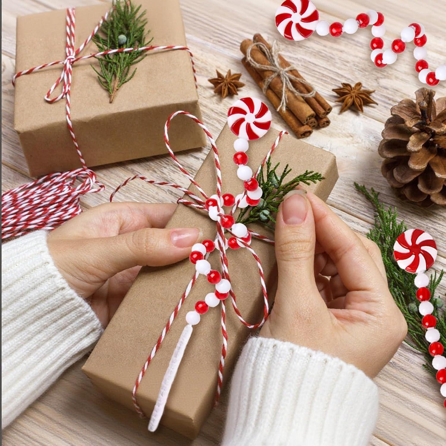 36 Adornos de Bastones de Caramelo de Navidad AWHETIE 31.75 cm