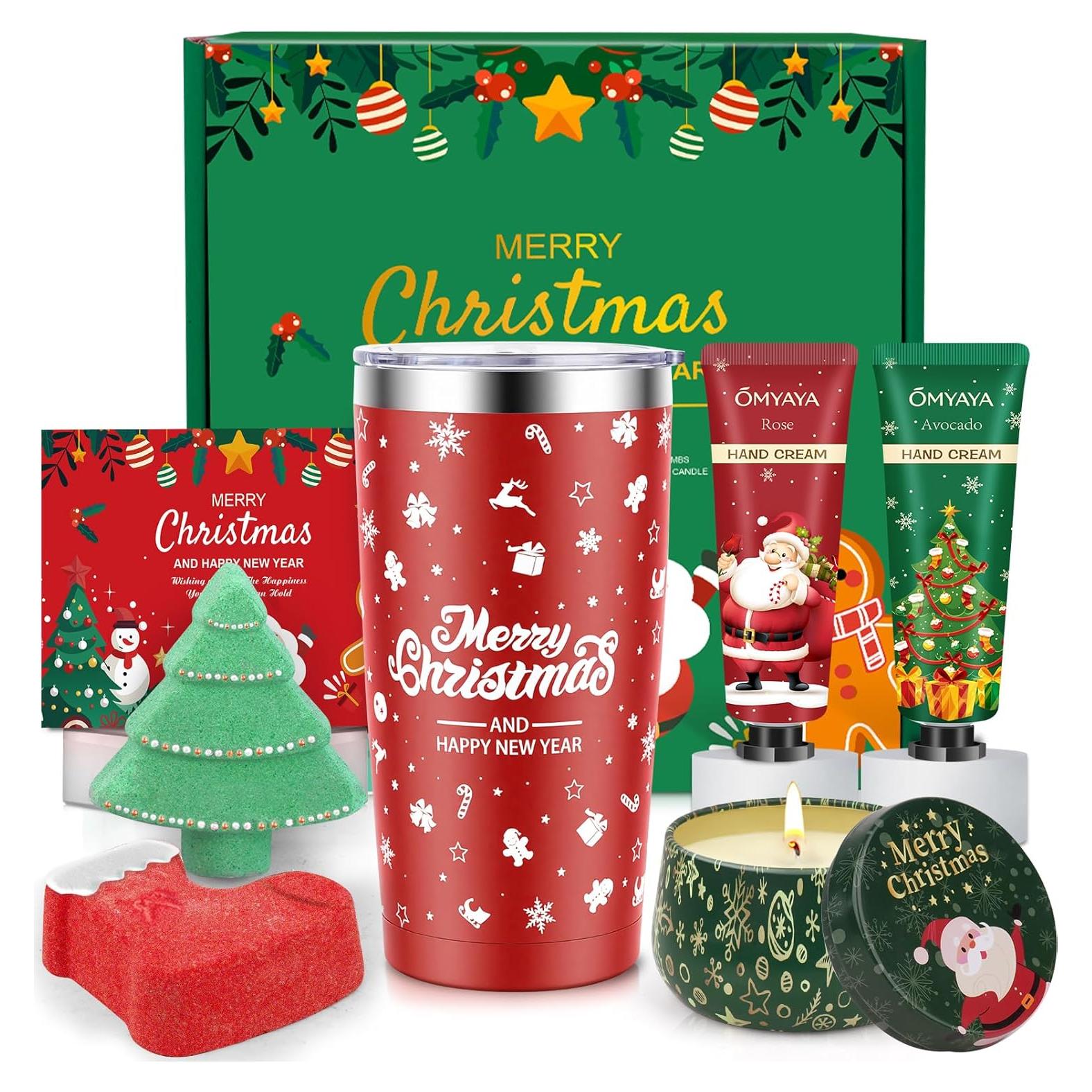 Set de Regalo de Spa Navideño YUEONEWIN para Mujeres 590ml