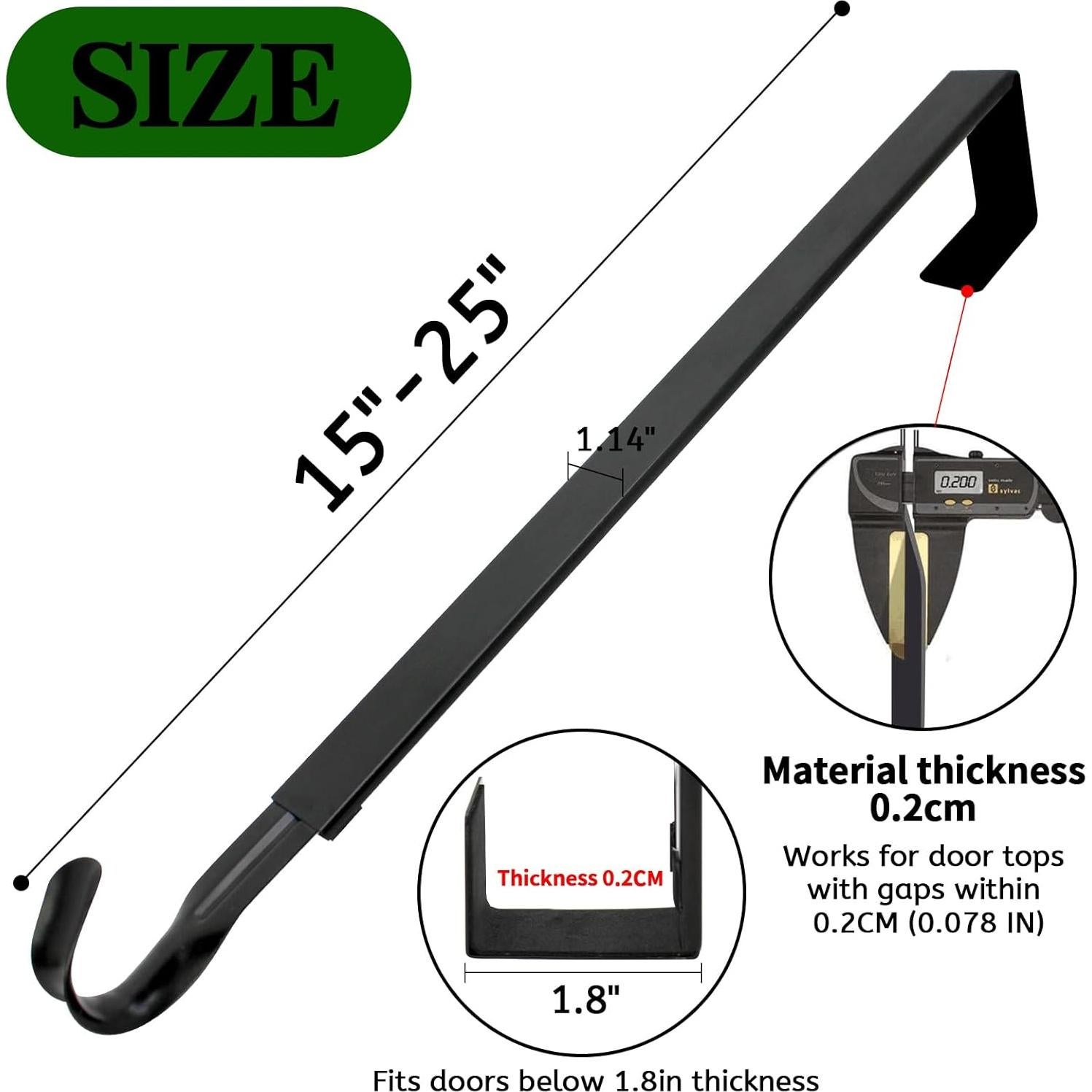 Soporte para Corona Ajustable ZMCINER 38-64 cm 9 kg Negro