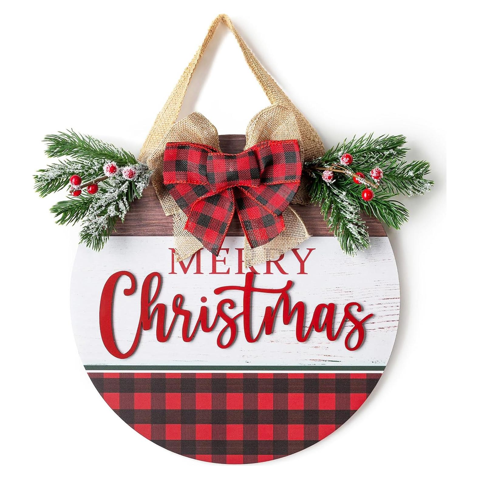 Cartel Navideño Colgante Walasis 30 cm - Decoración Rústica