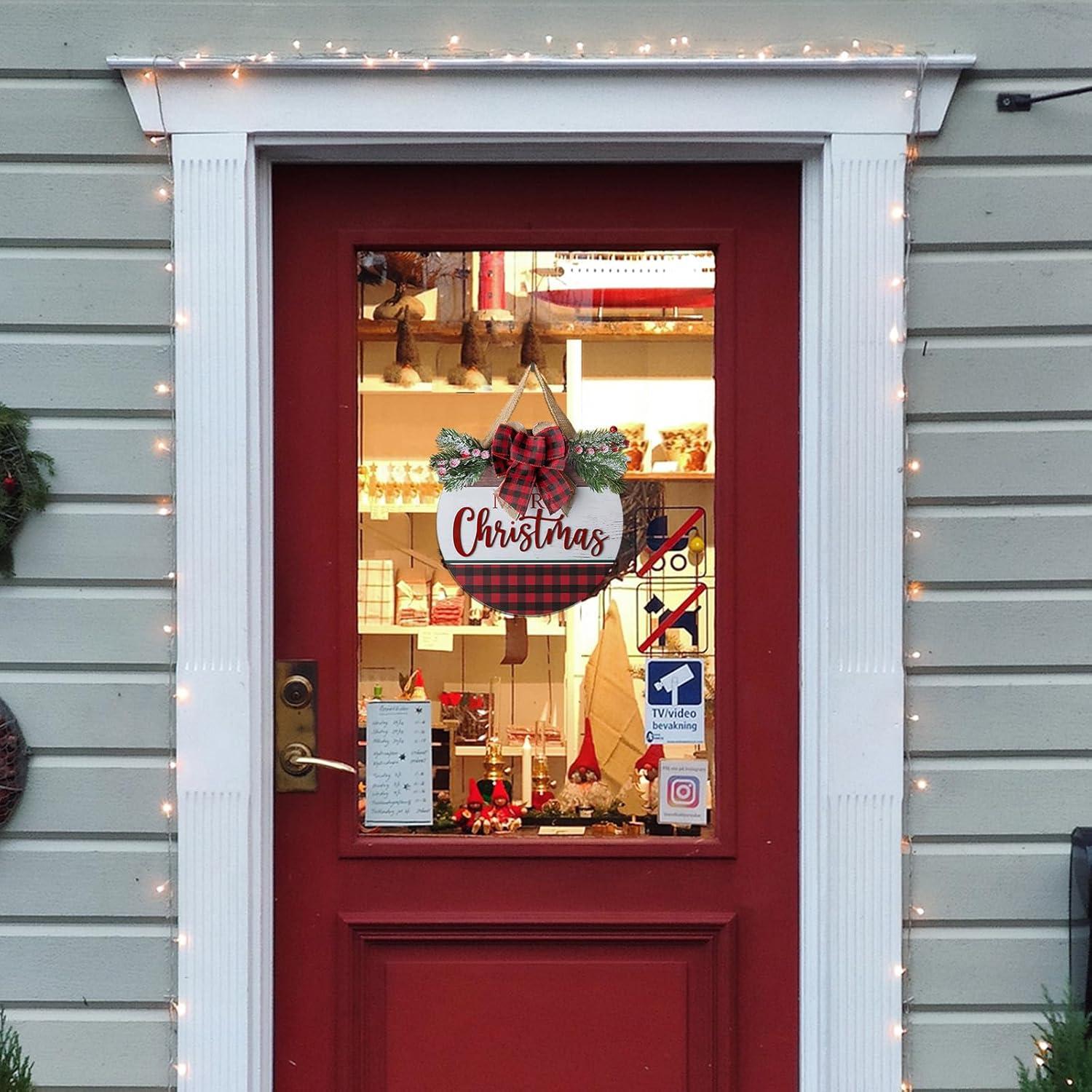 Cartel Navideño Colgante Walasis 30 cm - Decoración Rústica