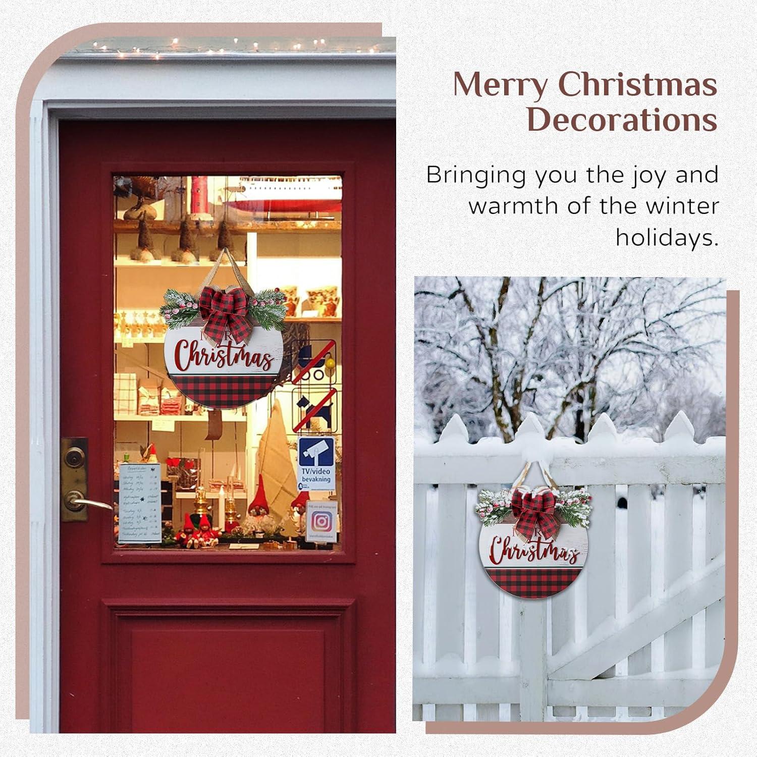 Cartel Navideño Colgante Walasis 30 cm - Decoración Rústica