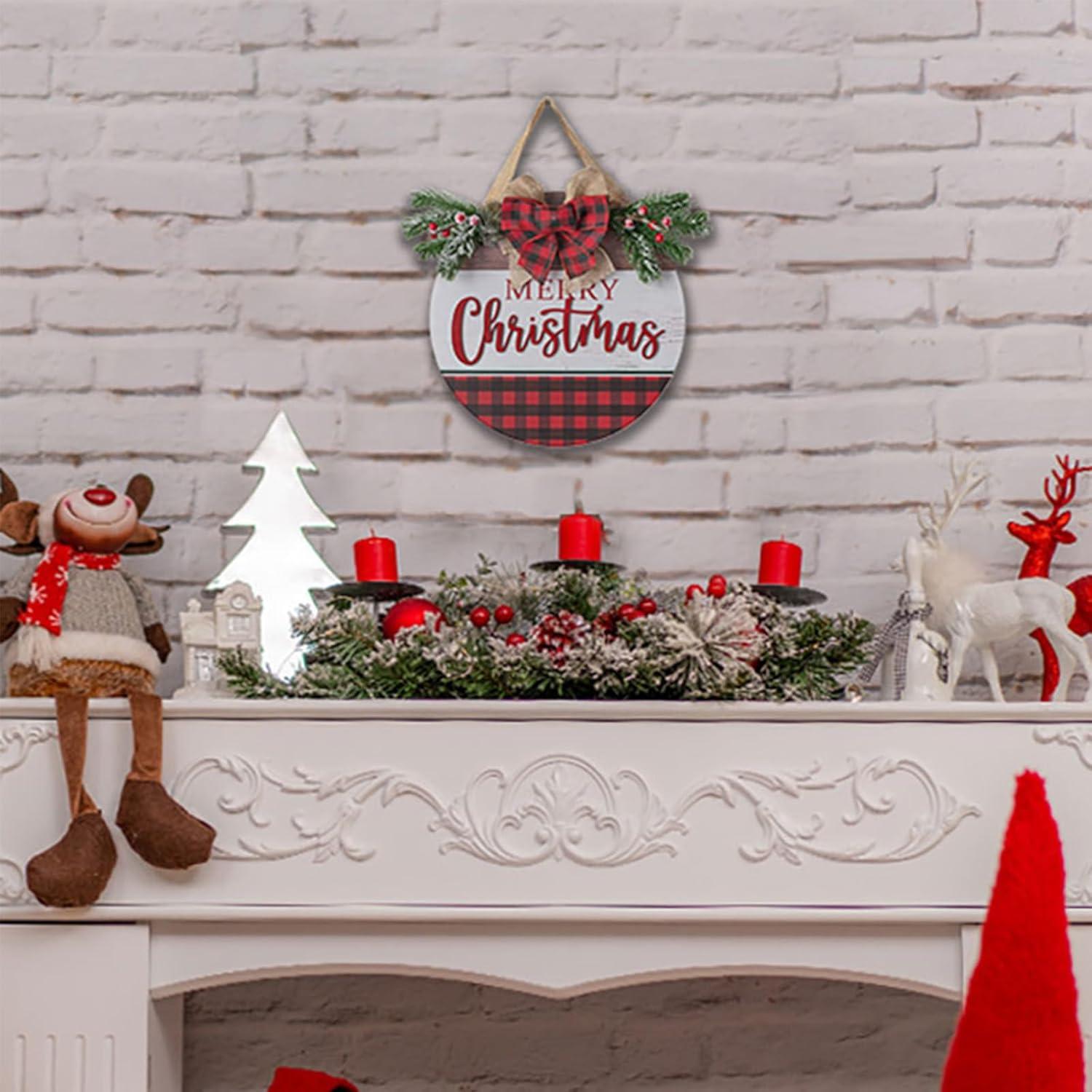 Cartel Navideño Colgante Walasis 30 cm - Decoración Rústica