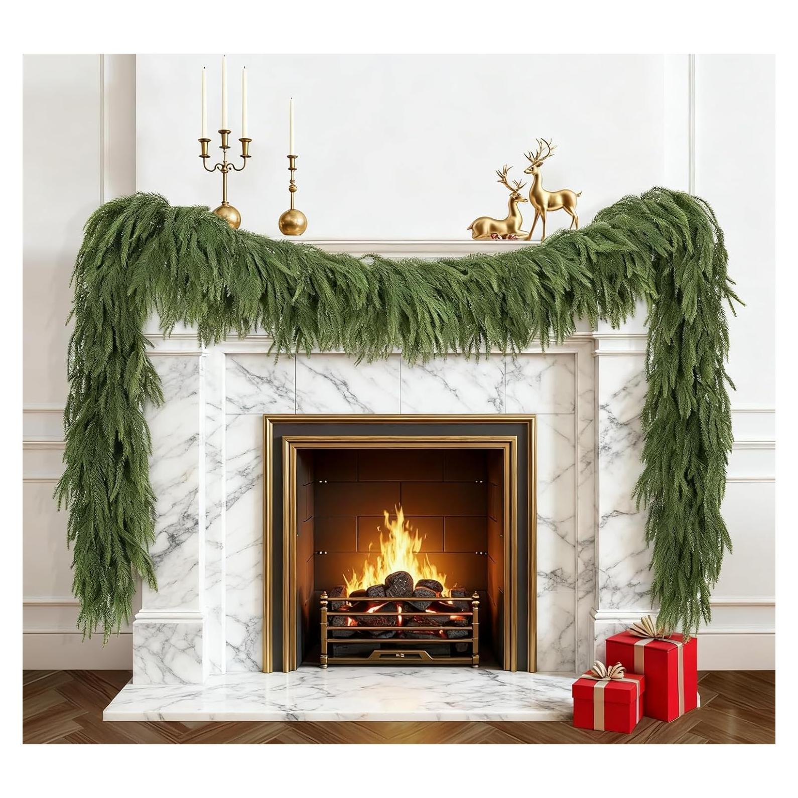 Guirnalda Artificial de Pino Norfolk 2.74m OULONGER