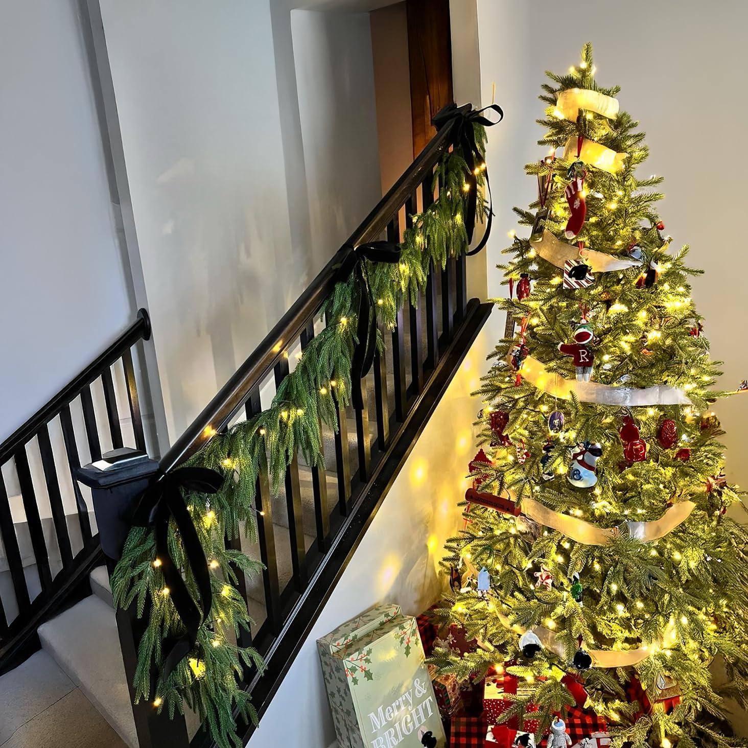 Guirnalda Artificial de Pino Norfolk 2.74m OULONGER