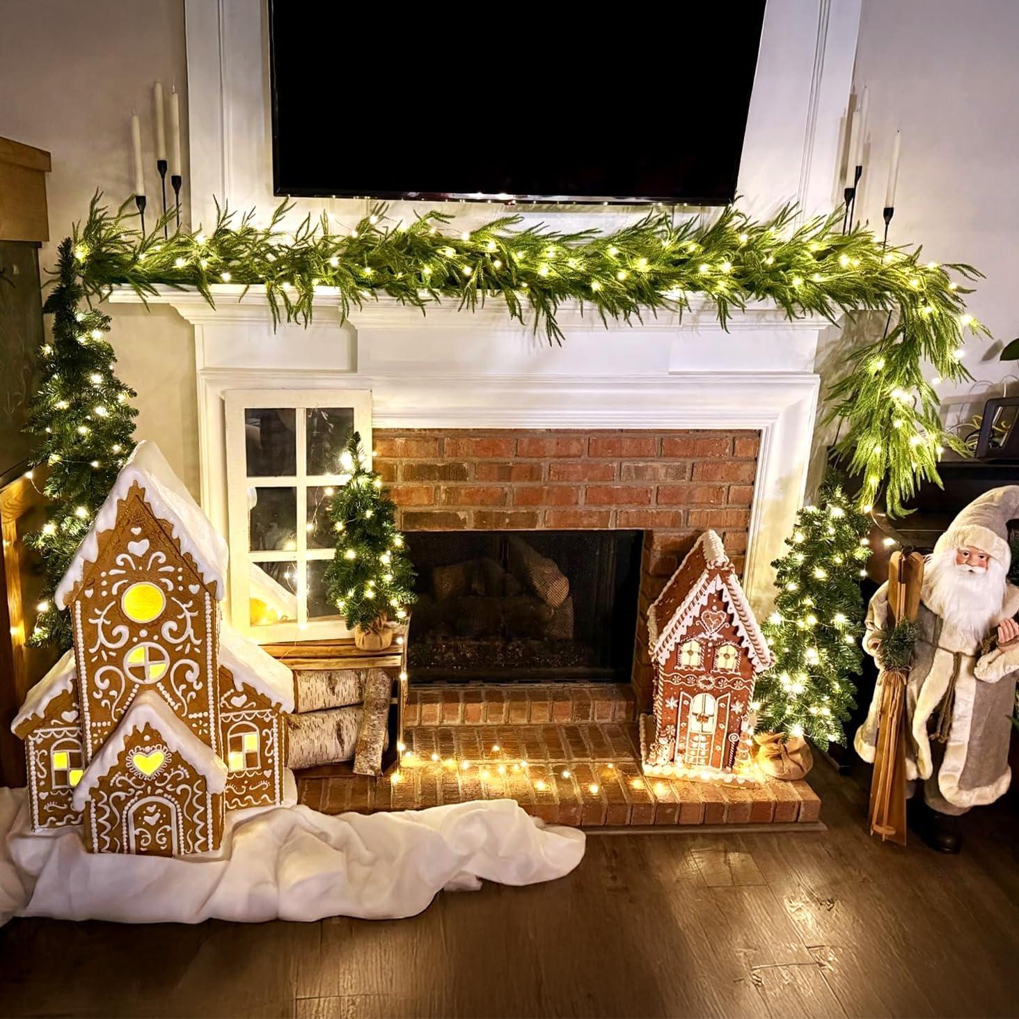 Guirnalda Artificial de Pino Norfolk 2.74m OULONGER