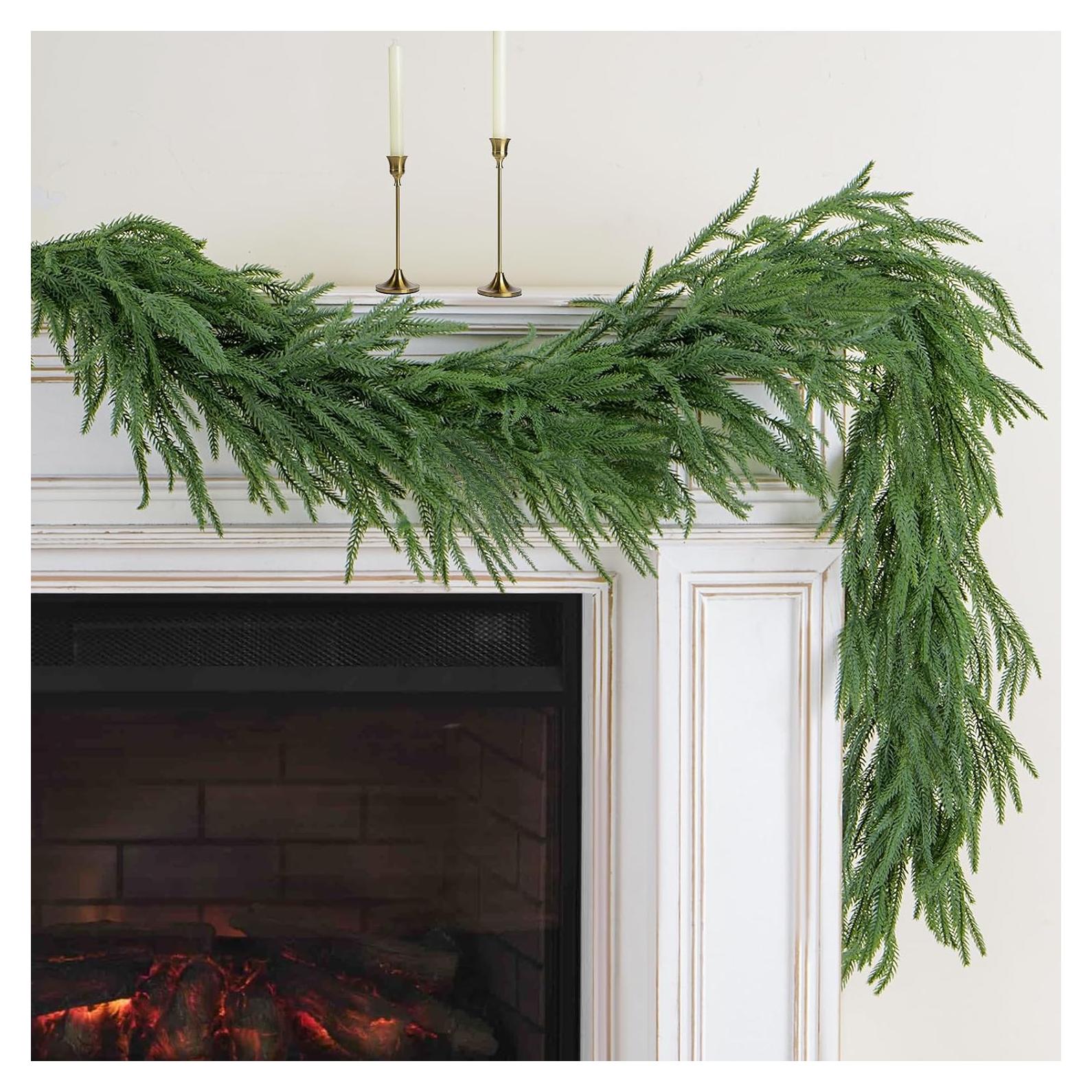 Guirnalda Artificial de Pino Norfolk FLAGLY 2.74 m Verde