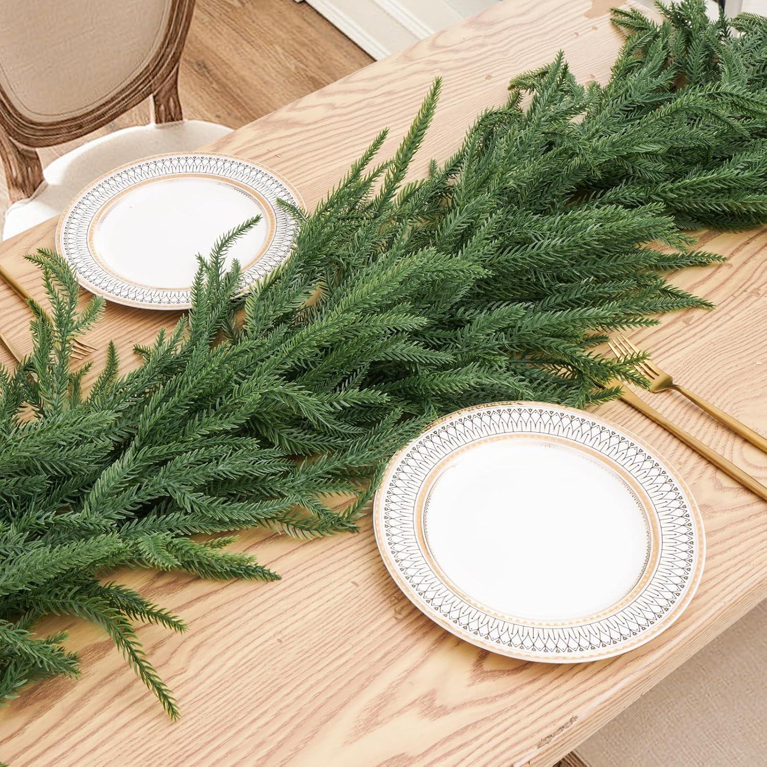 Guirnalda Artificial de Pino Norfolk FLAGLY 2.74 m Verde