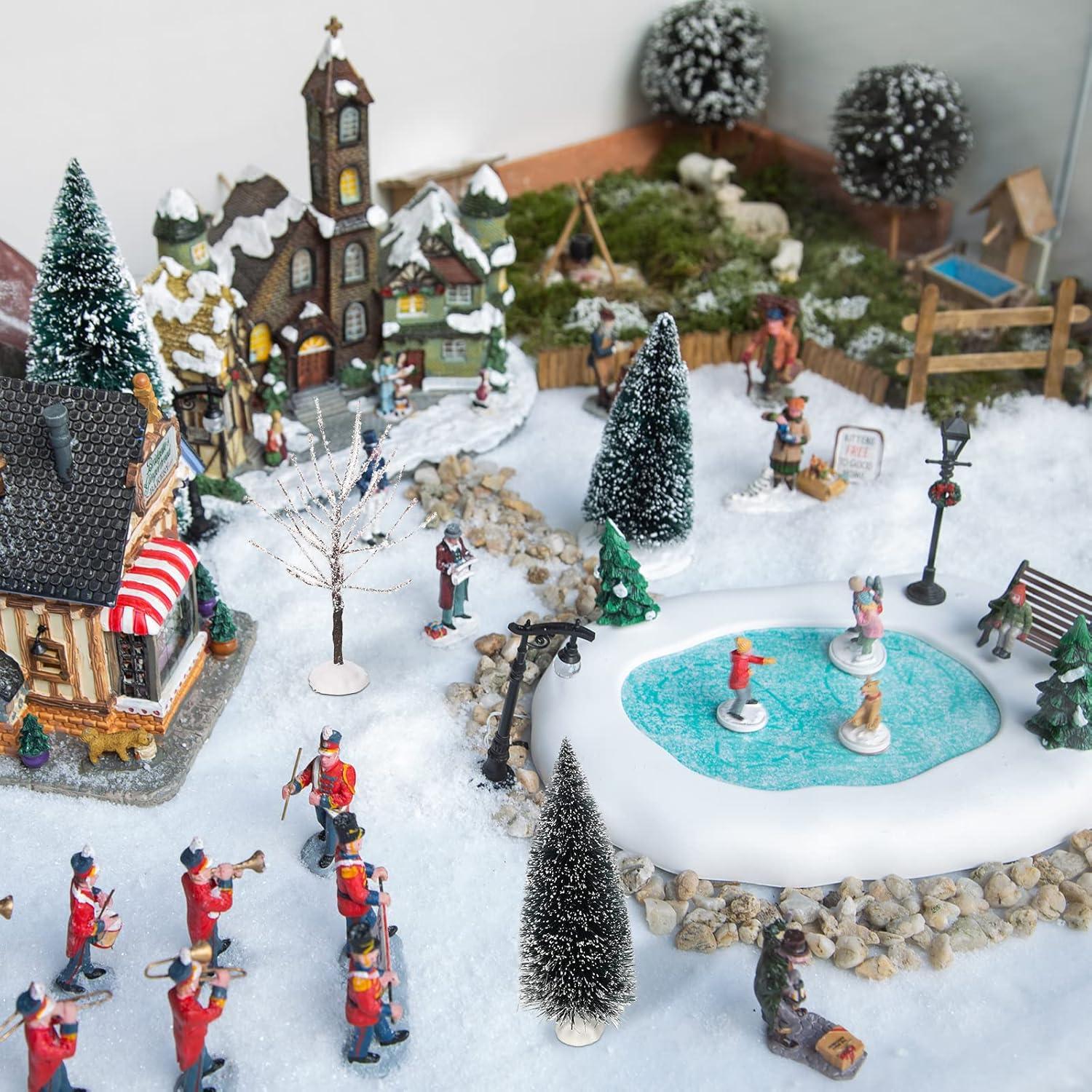 Mini Árboles de Navidad Ysleen - 6 Piezas, 3 Tamaños