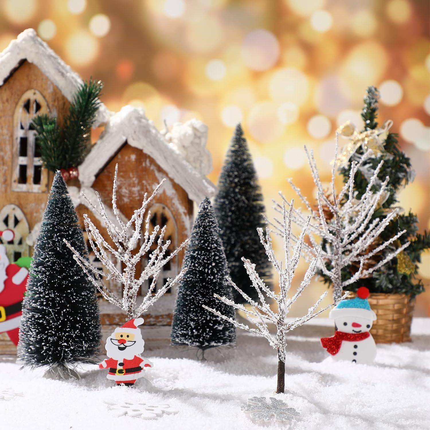 Mini Árboles de Navidad Ysleen - 6 Piezas, 3 Tamaños