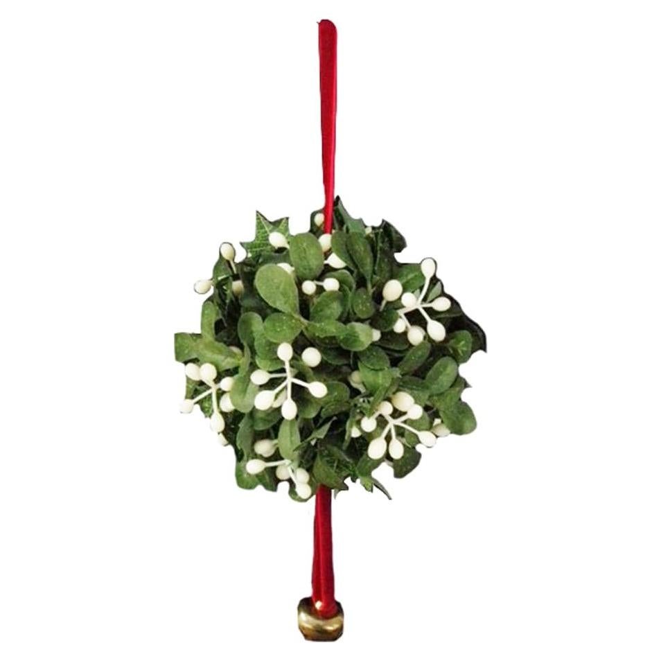 Adorno de Navidad Bola de Muérdago Kurt Adler J9846 23 cm